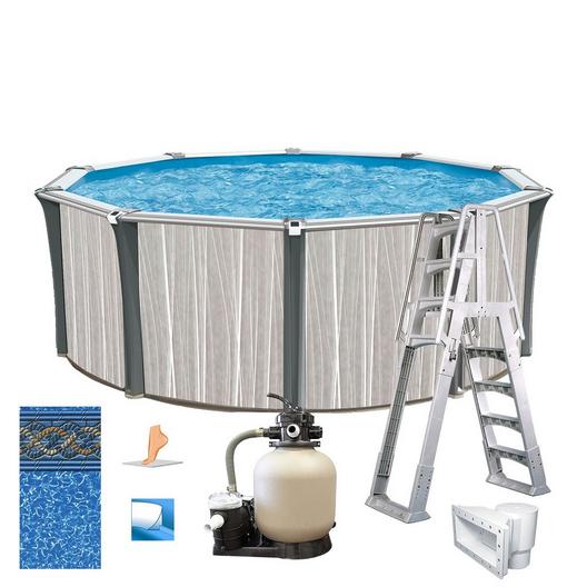 Athens 15 x 52 Round Above Ground Pool Package