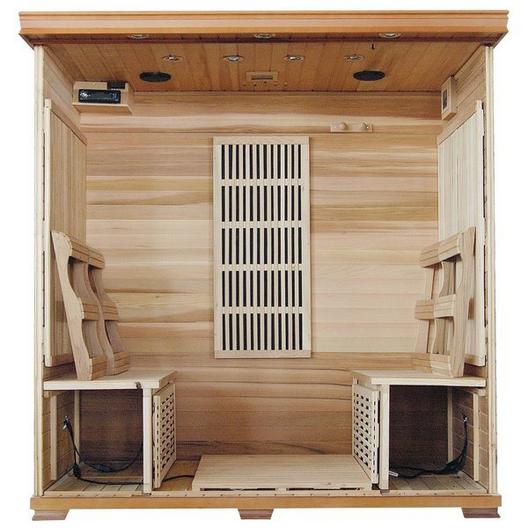 Heatwave  4-Person Cedar Sauna with Carbon Heaters