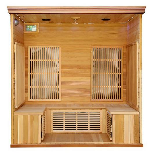 Heatwave  SA1322 Cedar Elite 4-5 Person Premium Sauna with Carbon Heaters