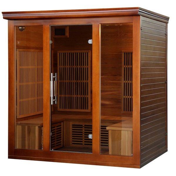 Heatwave  SA1322 Cedar Elite 4-5 Person Premium Sauna with Carbon Heaters