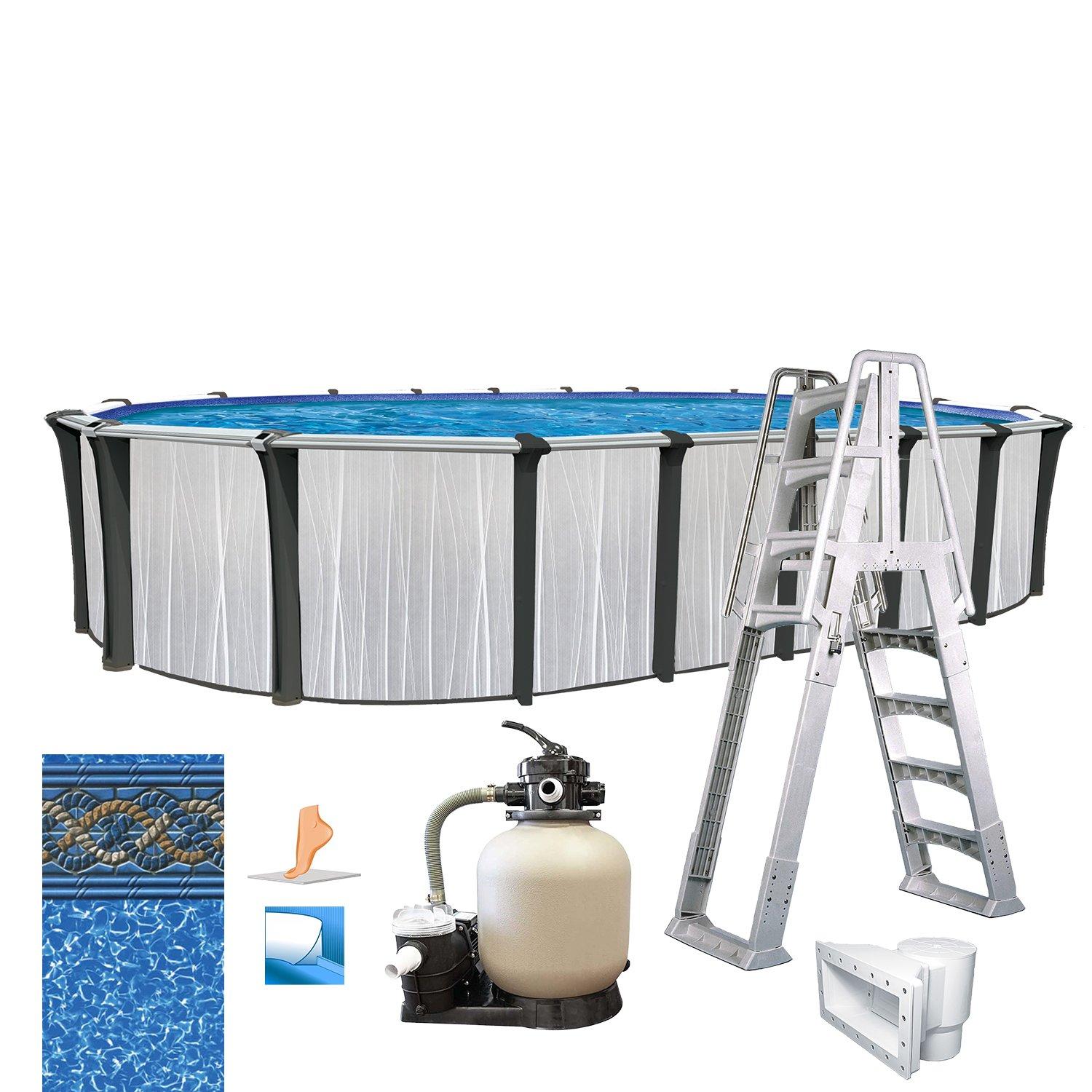 Athens 15'x31 x 52 Oval Above Ground Pool Package