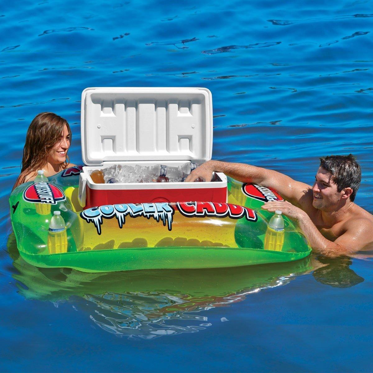 floating cooler for your backyard staycation