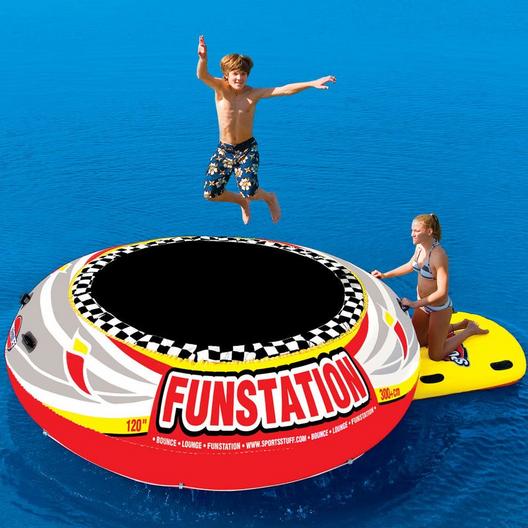 Airhead  10 Funstation Bouncer Inflatable Trampoline