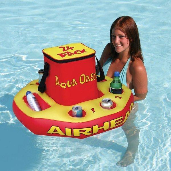 Aqua Oasis Floating Inflatable Cooler