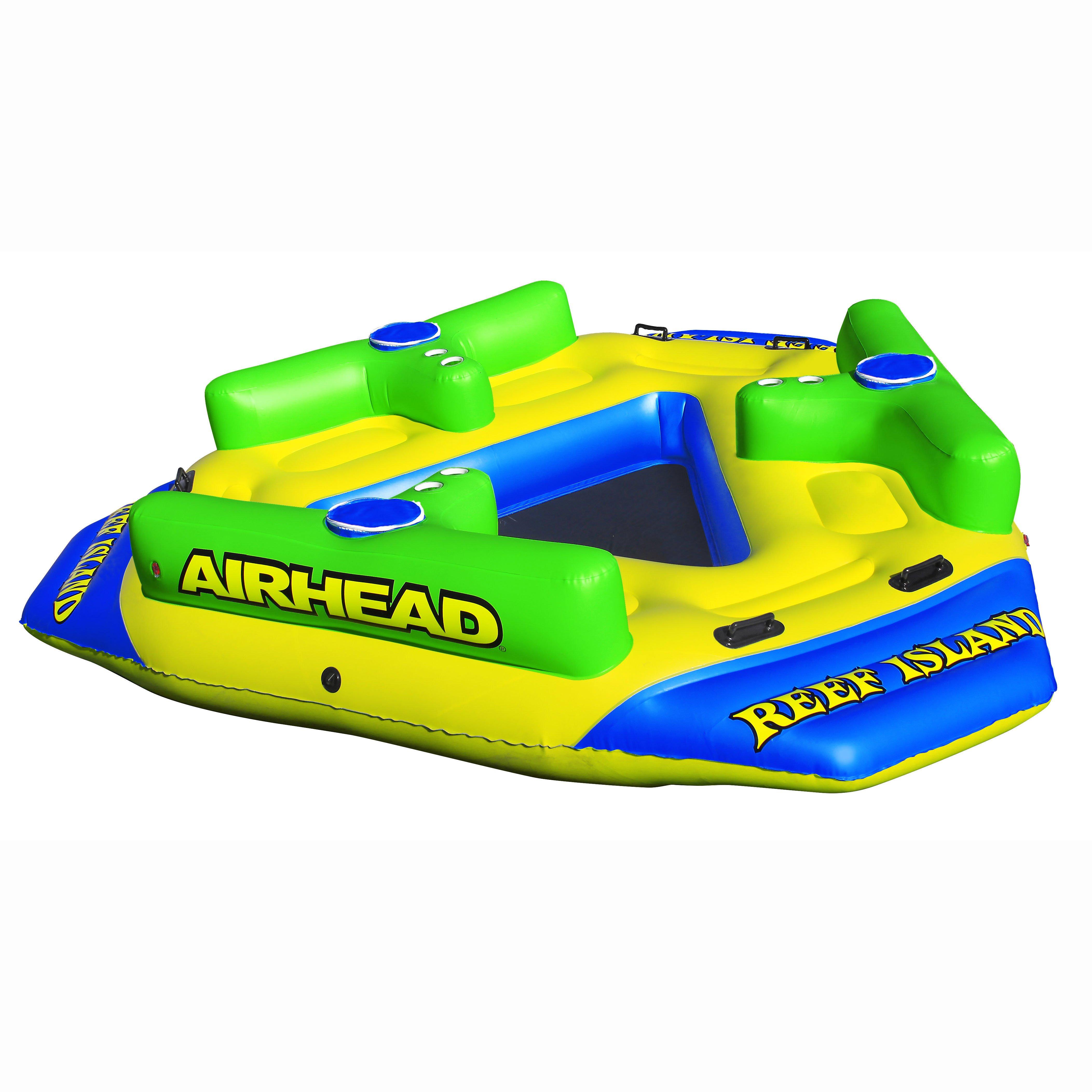 Airhead  Reef Island 6-Person Inflatable Pool Float