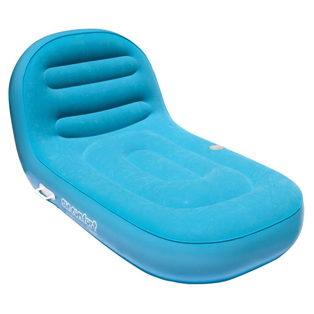 AIRHEAD  Sun Comfort Cool Suede Chaise Lounge Pool Float  Sapphire