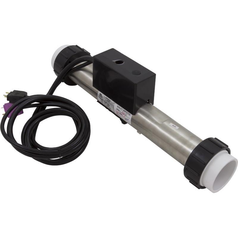 HydroQuip 48PS55 Replacement Heater 5.5kW, 230V, FloThru, with 60" Cord Leslie's Pool Supplies
