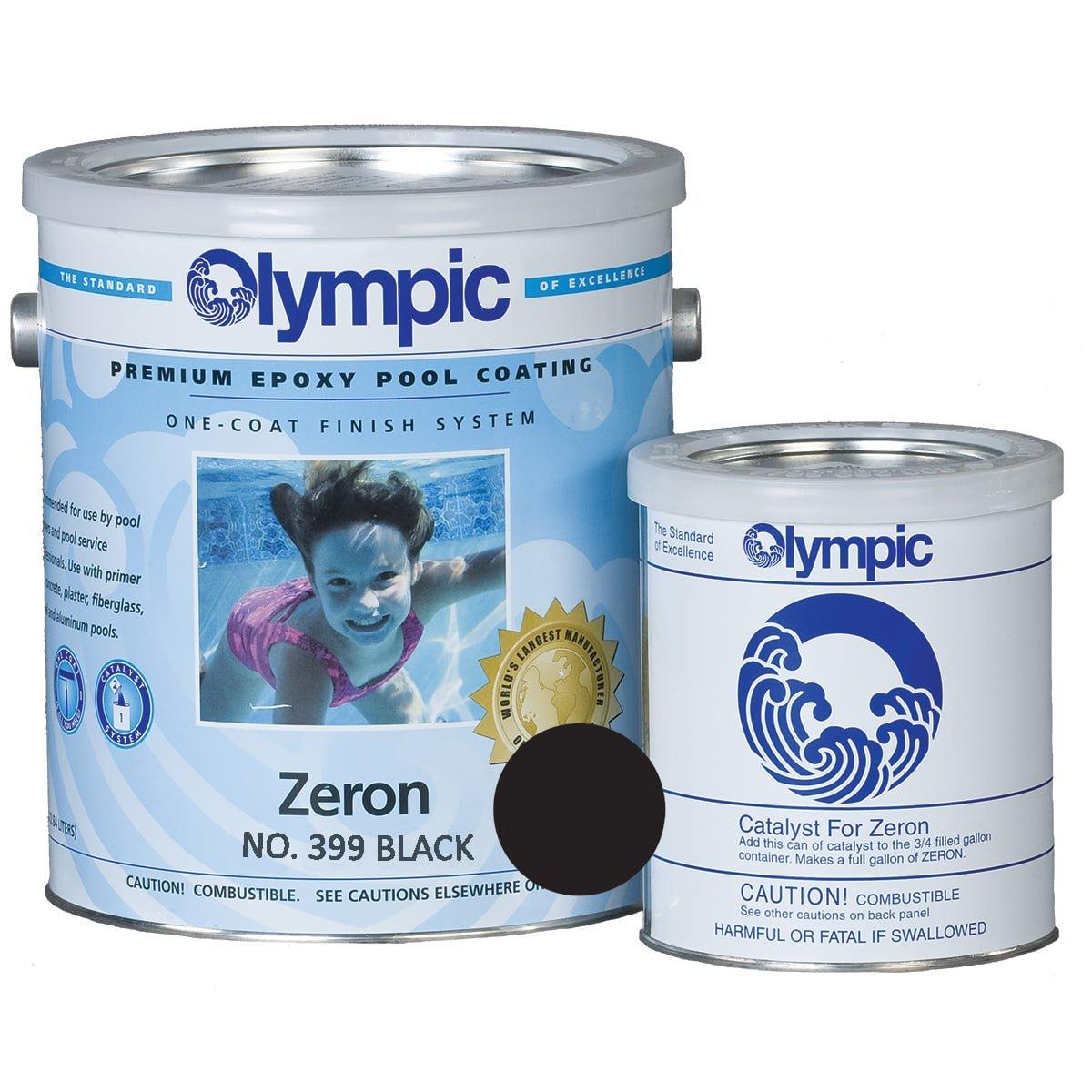 Kelley Technical Coatings  Olympic Zeron Epoxy Pool Paint 1 Quart Black