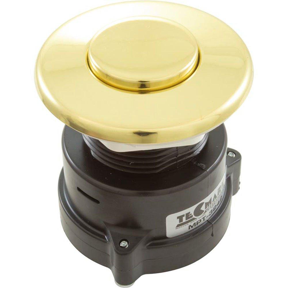 Tecmark  Air Button Flush Polished Brass TDI 3242