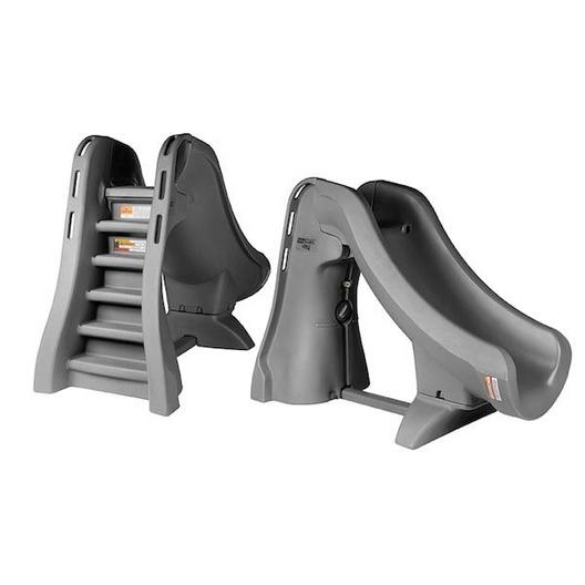 S.R Smith  660-209-5820 SlideAway Removable Pool Slide Gray