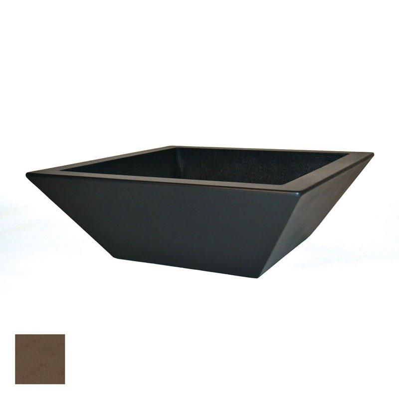 Grand Effects  Concrete Fire Bowl 36 x 36 Sq x 12"H x 20 Khaki