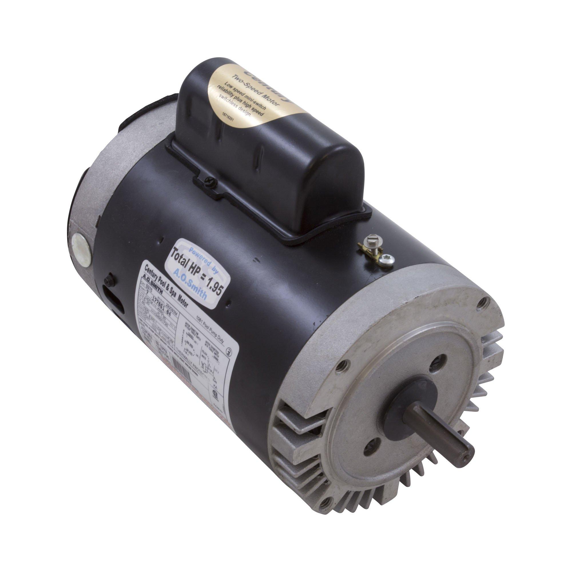 Emerson 56C C-Flange Dual Speed 1.5/0.20HP Full Rated Pool and Spa Motor