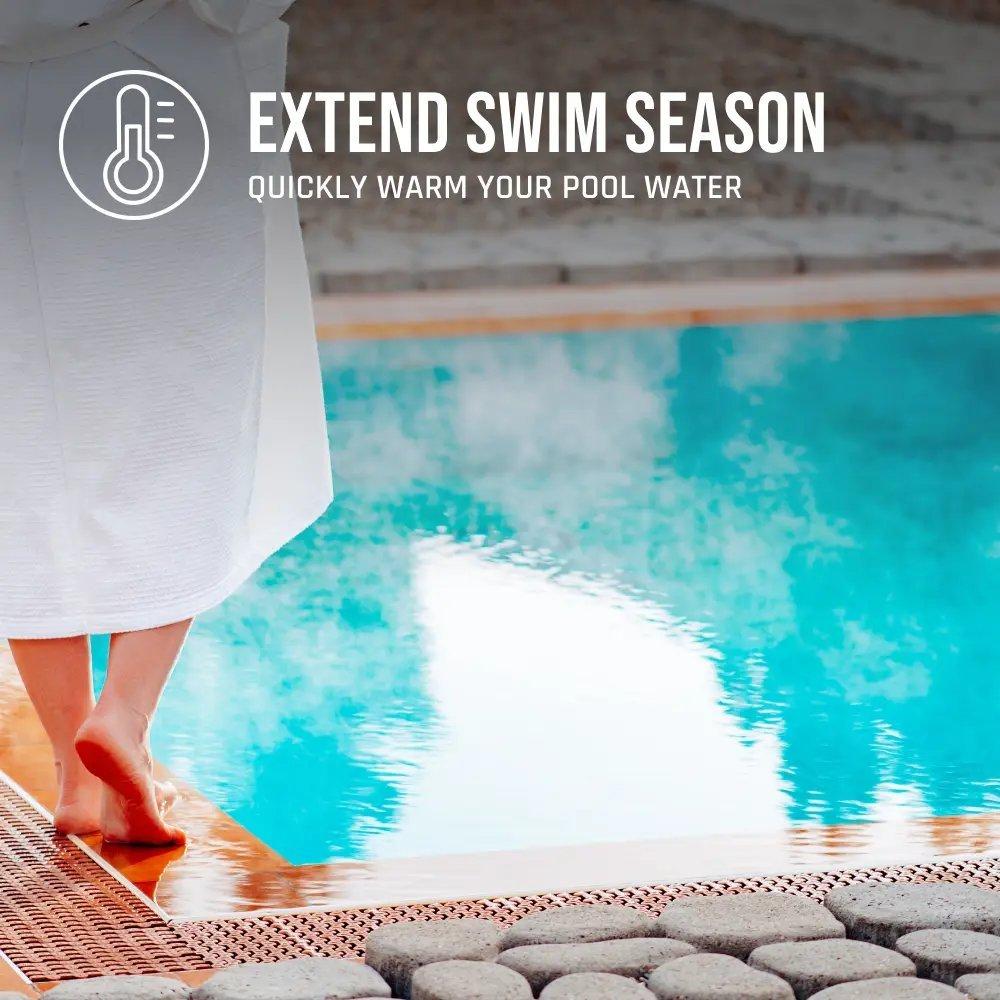 Hayward  W3H400FDN Universal H-Series Low NOx 400K BTU Natural Gas Pool  Spa Heater