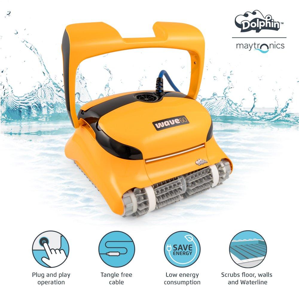 Dolphin  Wave 60 Commercial Robotic Pool Cleaner with Caddy