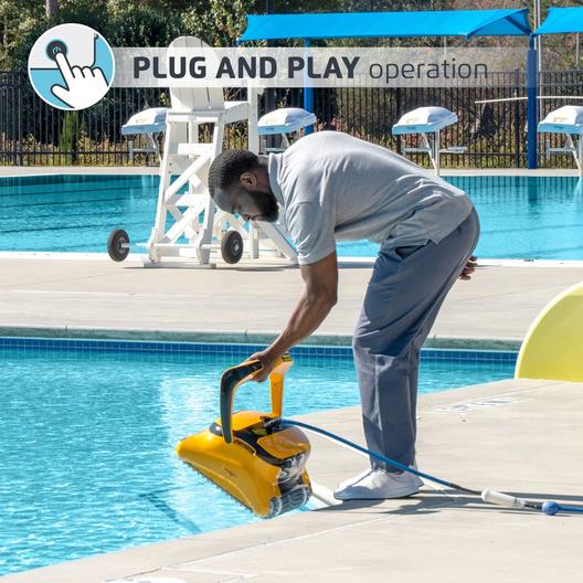 Dolphin  Wave 60 Commercial Robotic Pool Cleaner with Caddy
