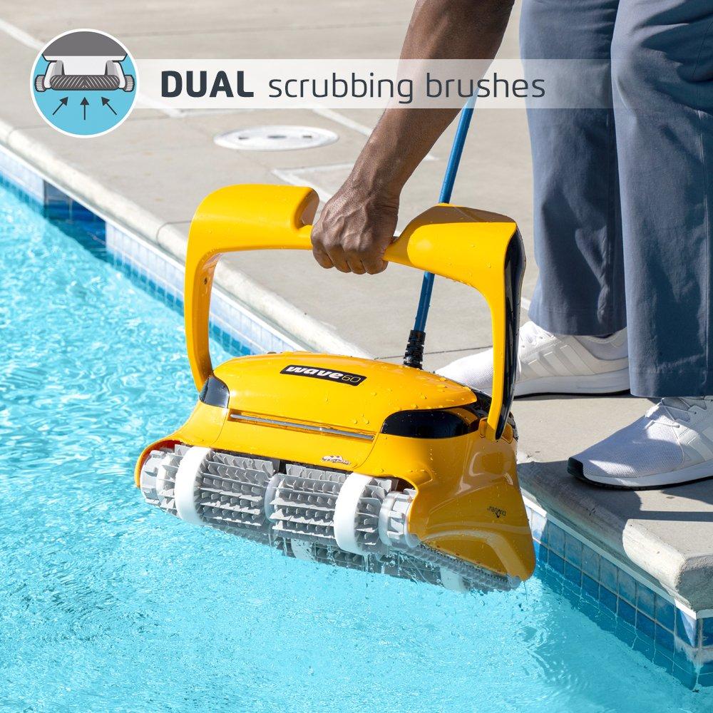 Dolphin Wave 60 Commercial Robotic Pool Cleaner with Caddy Leslie's