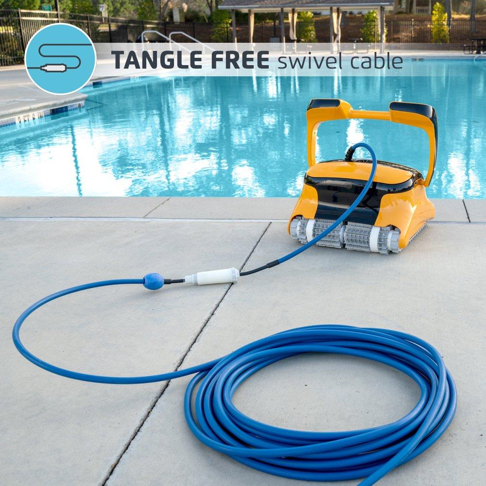 50' Vacuum Hose Reel For Tangle-Free Pool Maintenance 