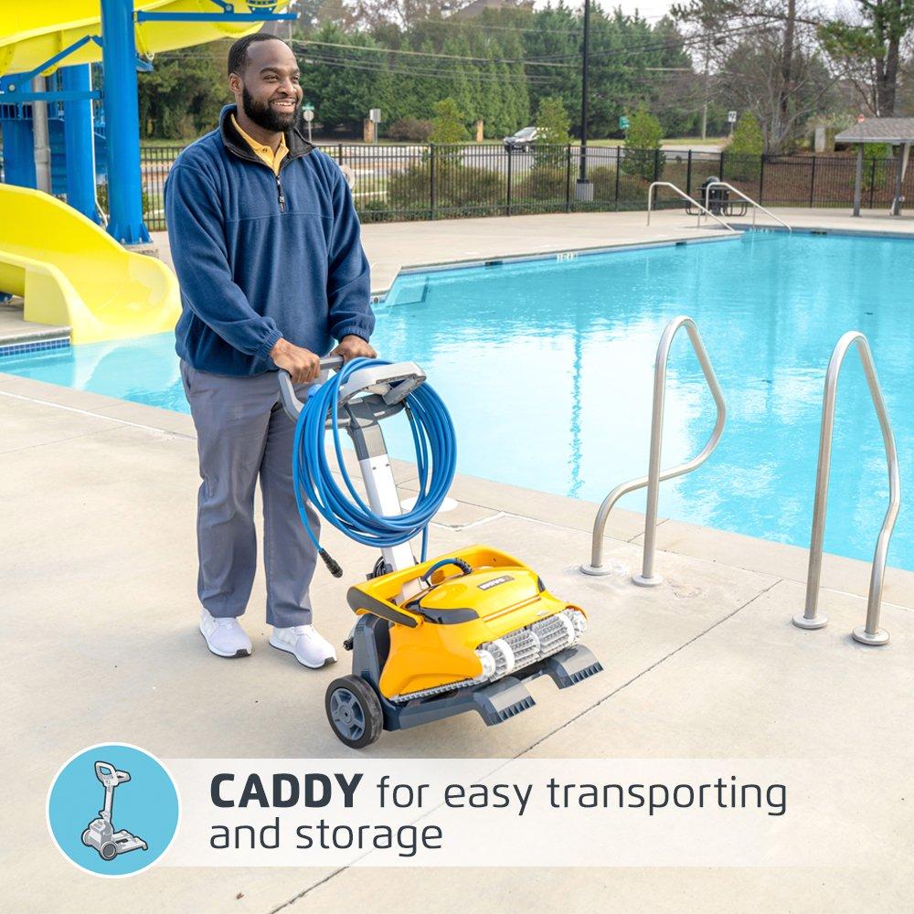 Dolphin  Wave 60 Commercial Robotic Pool Cleaner with Caddy