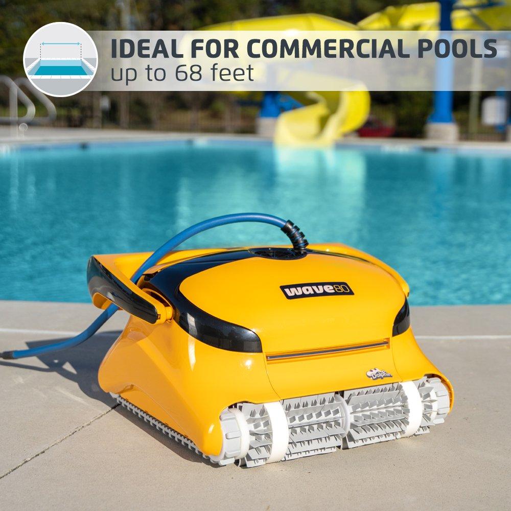 Dolphin  Wave 80 Commercial Robotic Pool Cleaner with Caddy