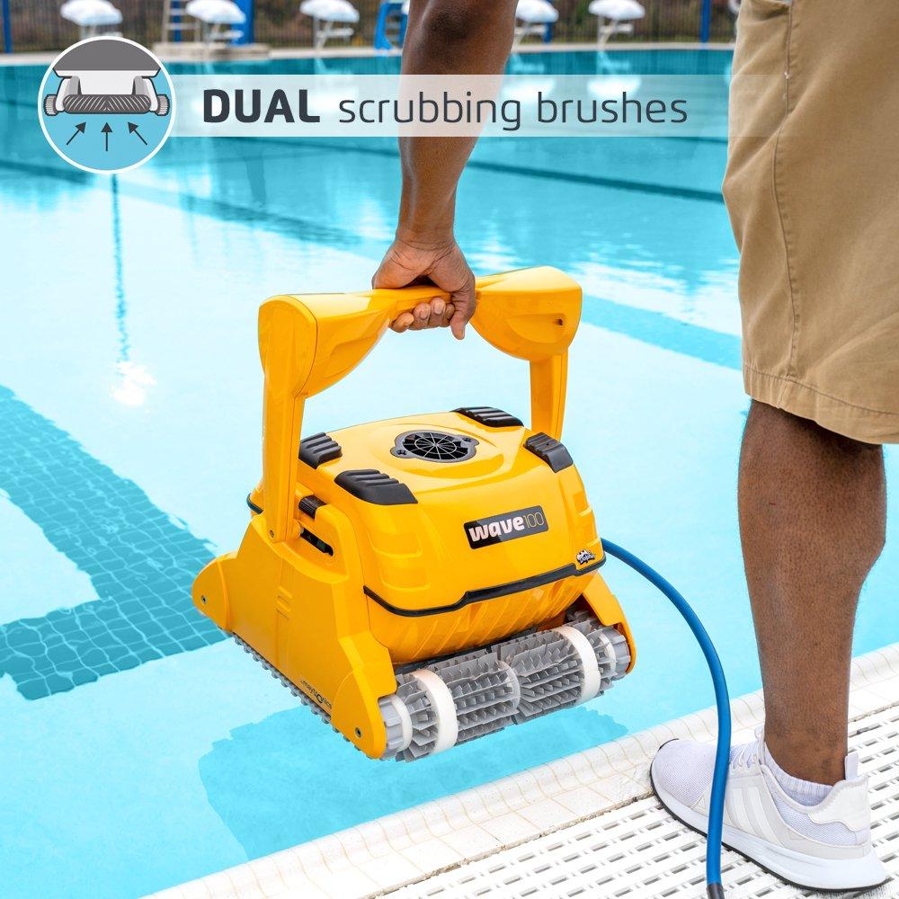 Dolphin  Wave 100 Commercial Robotic Pool Cleaner with Caddy