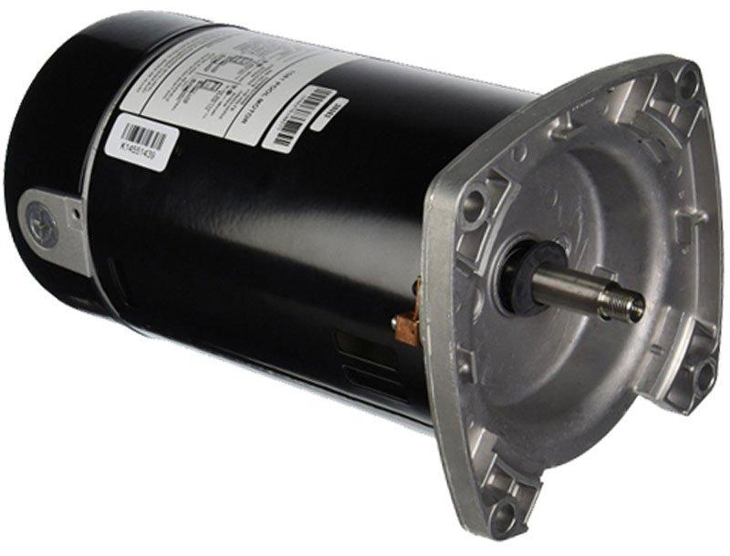 U.S. Motors - Emerson 48Y Square Flange Single Speed 1/2HP Full-Rated Pool and Spa Motor