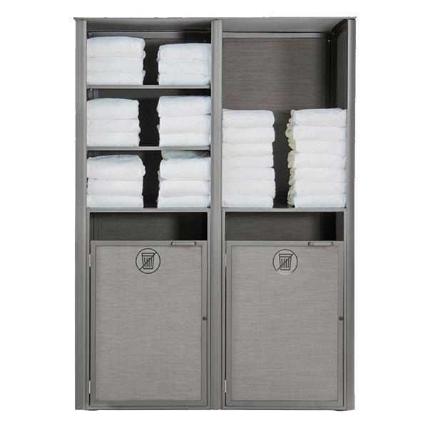 Sunset Double Towel Valet - Black