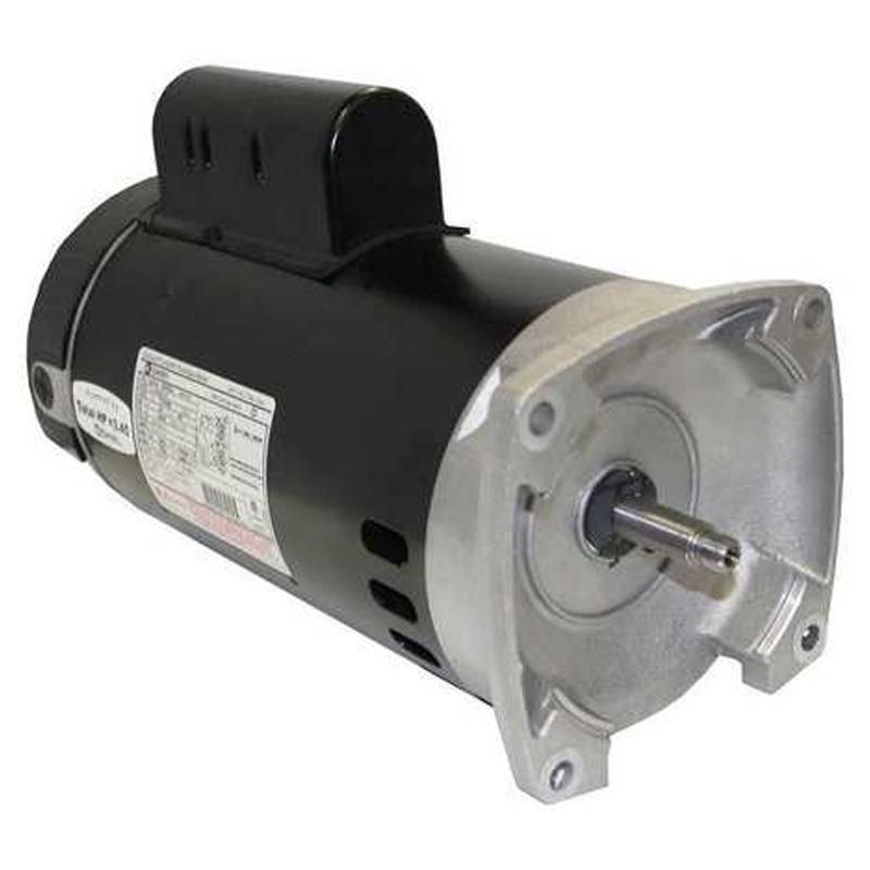 56Y Square Flange 3/4 HP Up-Rated Pool and Spa Pump Motor, 5.4/10.8A 115/230V