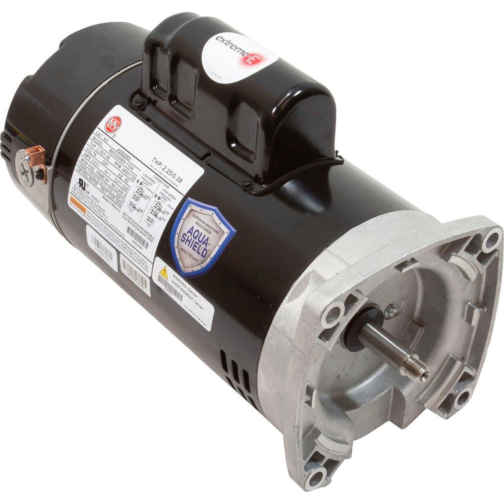 U.S Motors  Emerson 56Y Square Flange 2-Speed 1.5/0.25HP Full Rated Pool and Spa Motor