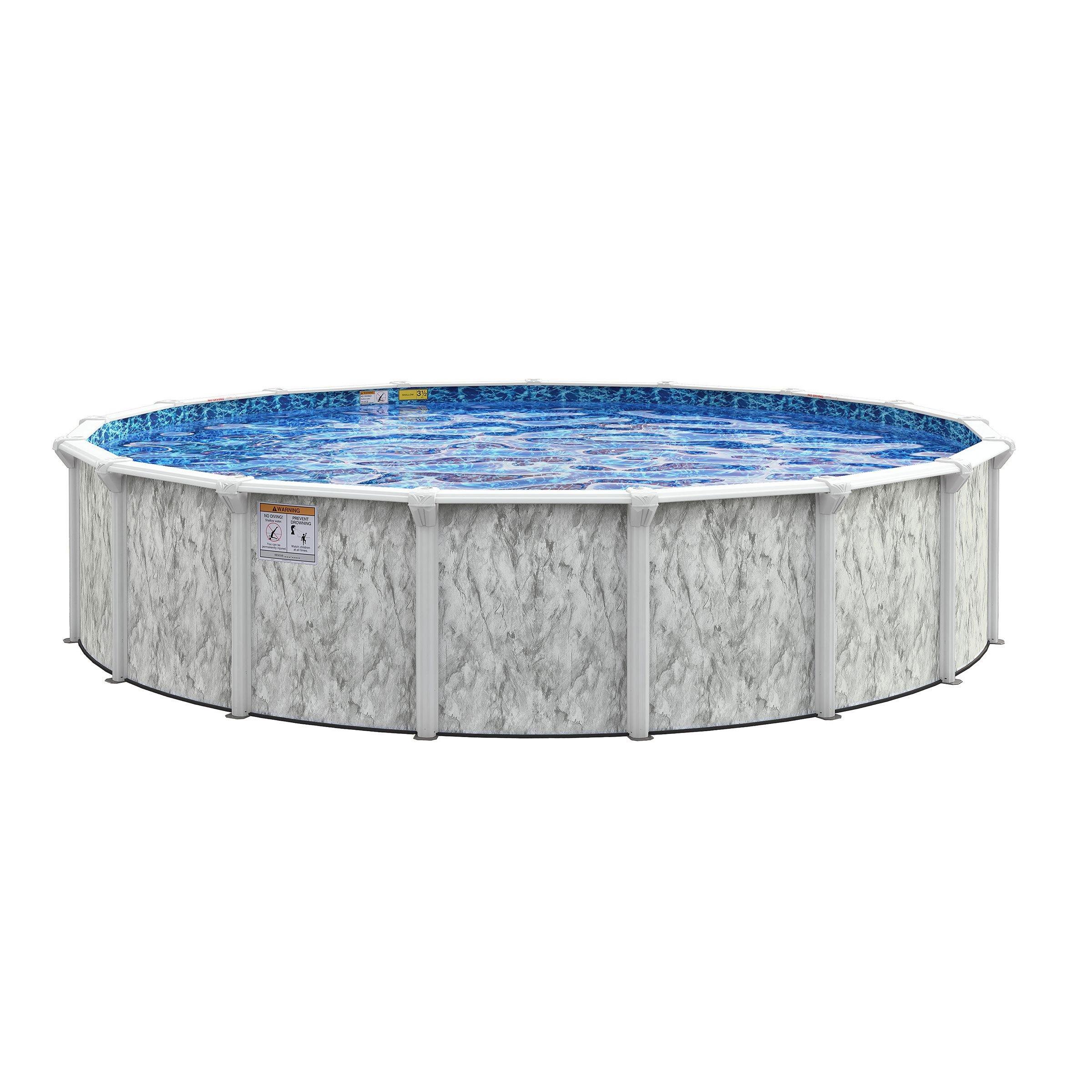 Lomart  Lenox 18 Round Aluminum Pool Wall