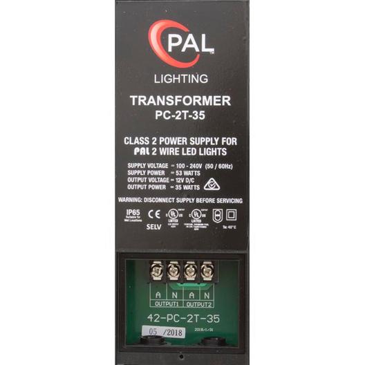 35W Transformer  Operates up to 4 PAL Lights