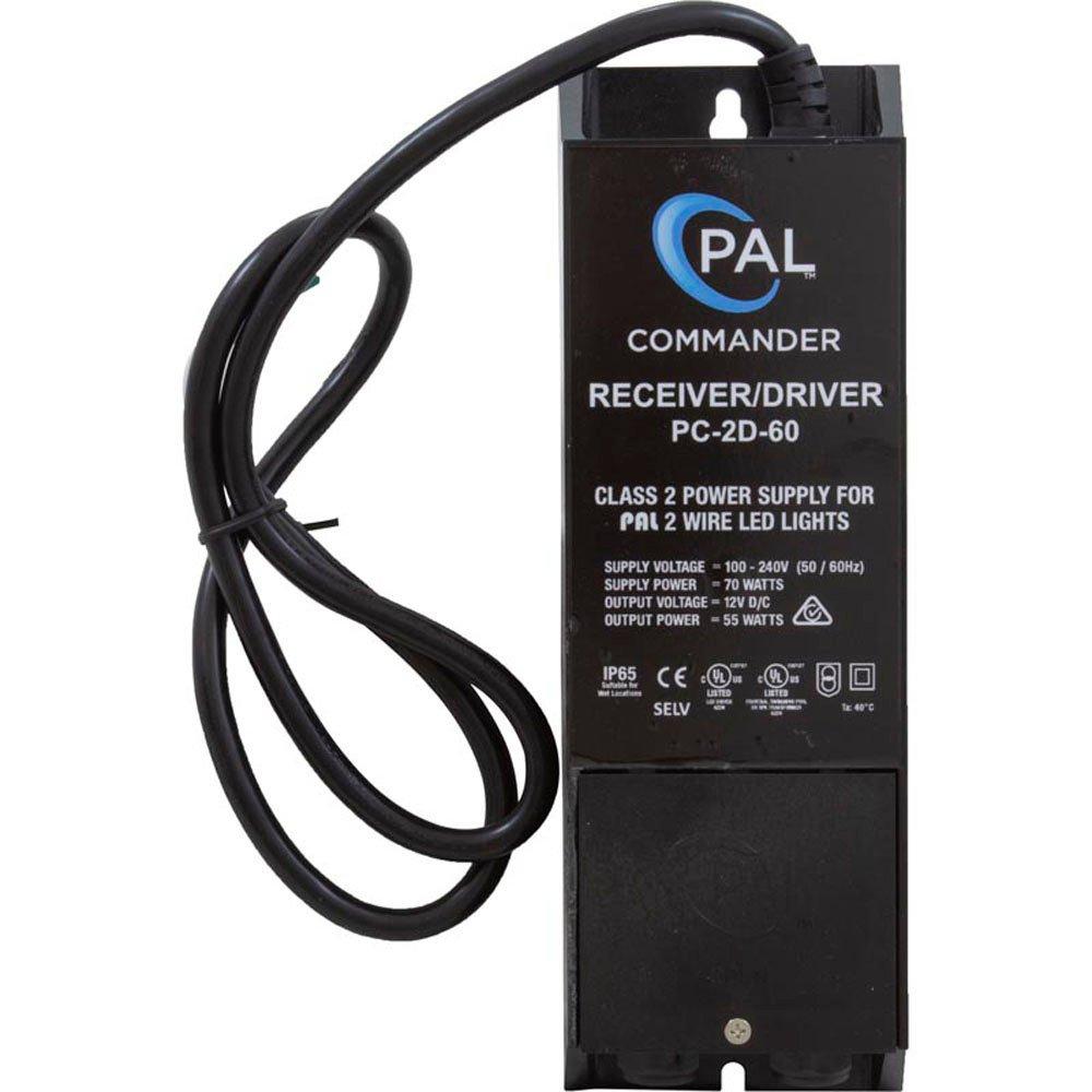PAL Lighting  PC-2D 12v 2-Wire Receiver/Driver with Remote for 2 Lights