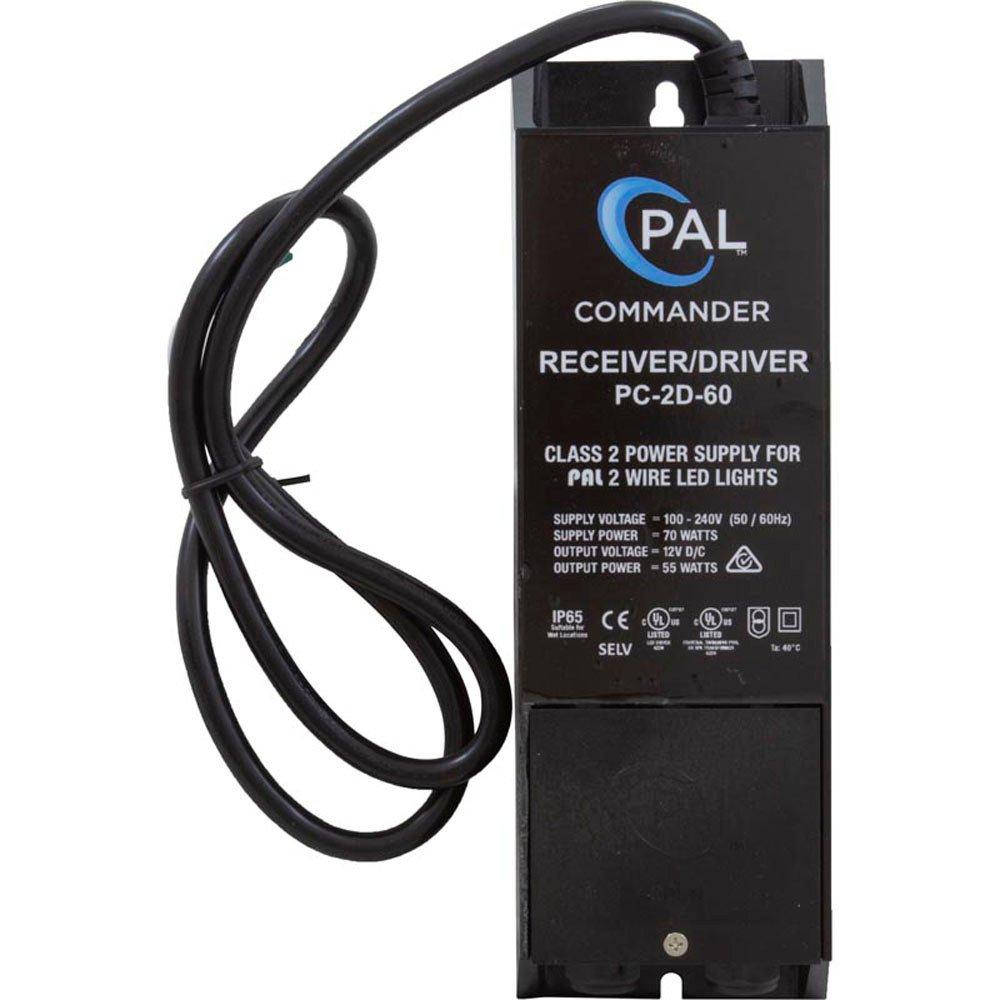 PAL Lighting  PC-2D 12v 2-Wire Receiver/Driver with Remote for 6 Lights