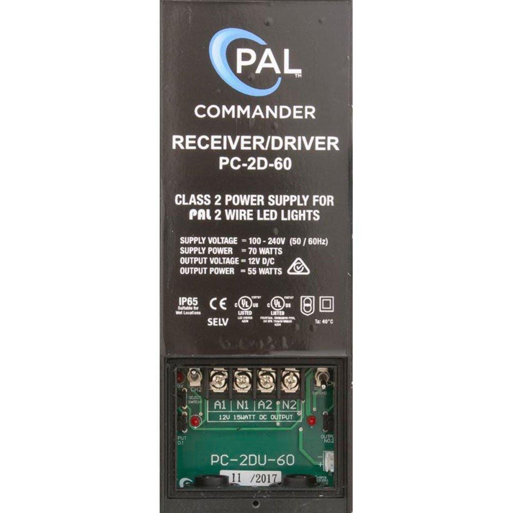 PAL Lighting  PC-2D 12v 2-Wire Receiver/Driver with Remote for 6 Lights