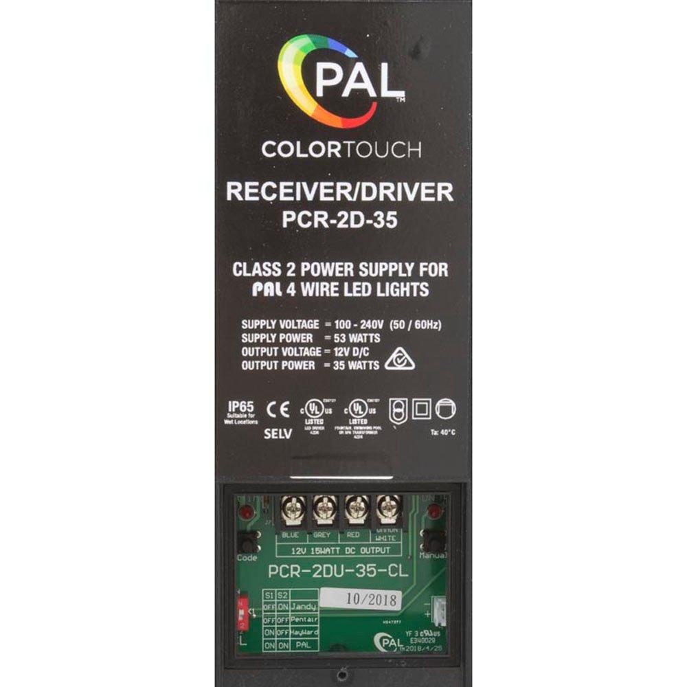 PAL PCR-2D 12v, 35w Receiver / Driver with Remote