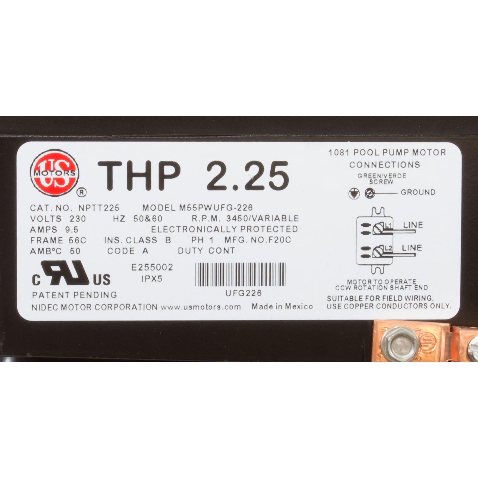 Neptune 2.25THP Square Variable Speed Pool Motor