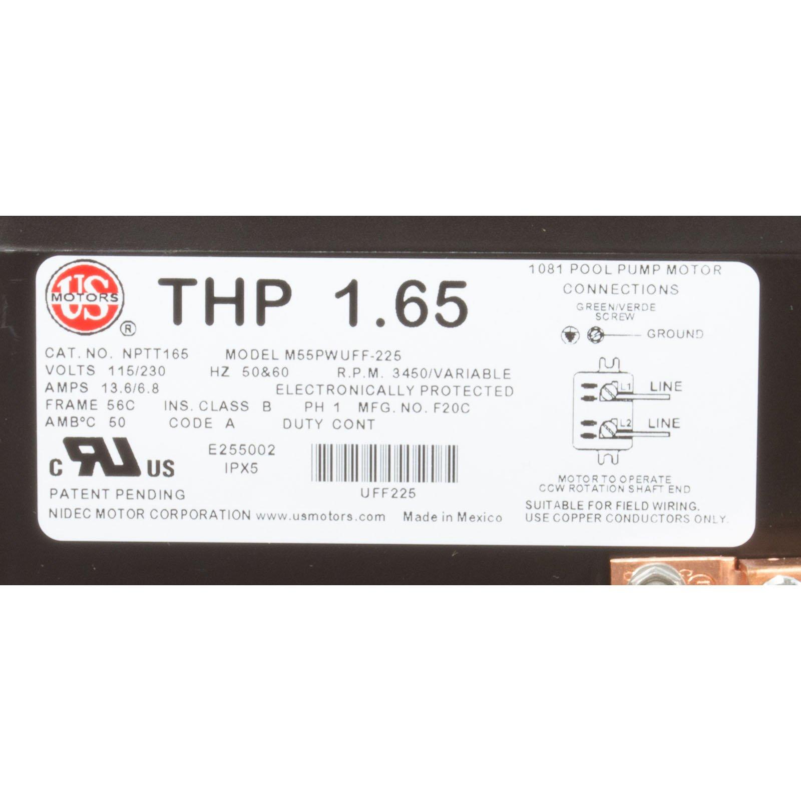 Neptune 1.65THP, 48Y C-Face Variable Speed Pool Motor