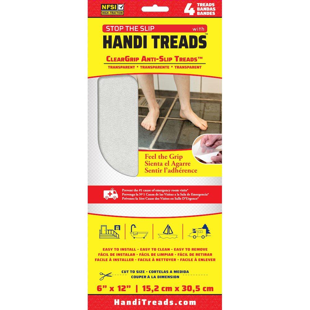 Handi Treads  Non-Slip Vinyl Tread 6x12 4 Pack