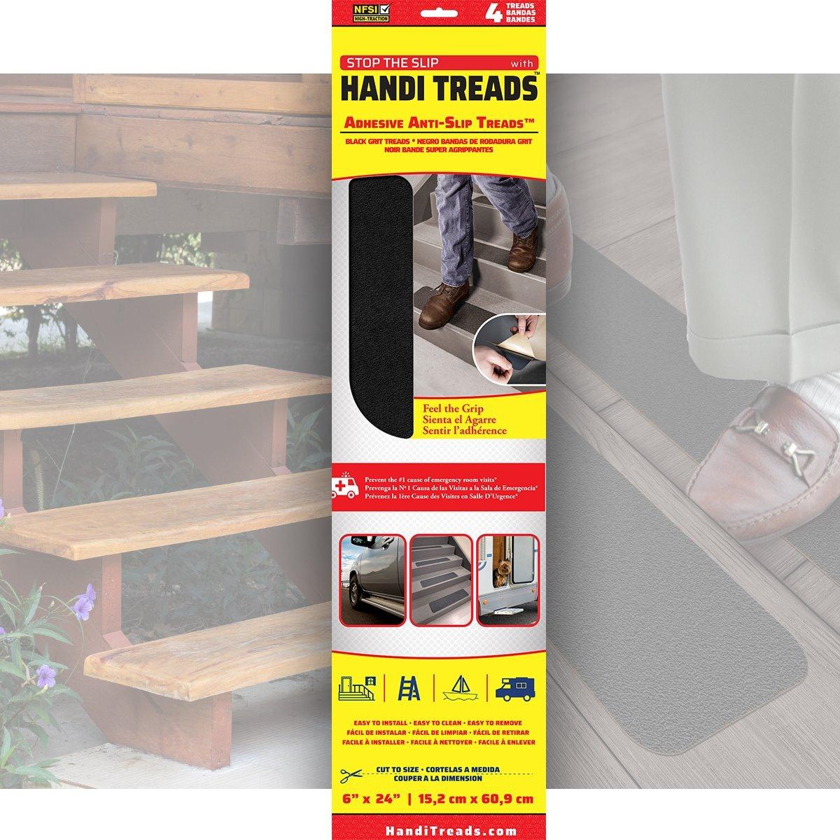 Non-Slip Grit Tread 6x24, 4 Pack