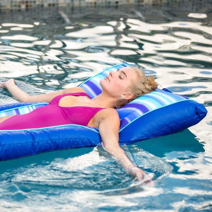 Big Joe Kona Pool Float, Blurred Blue Leslie's Pool Supplies