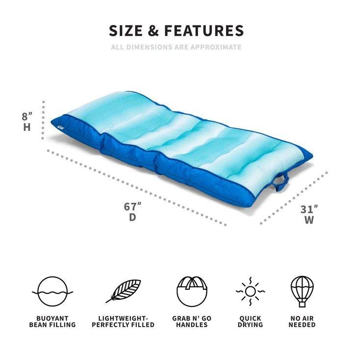 Big Joe  Kona Pool Float Fade Aqua