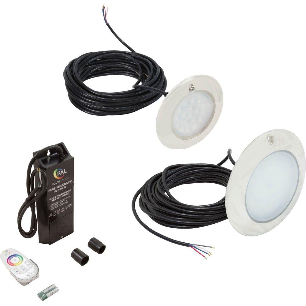 PAL Lighting  PAL EvenGlow Dual LED RGB PoolSpa Light Kit 80 Cord