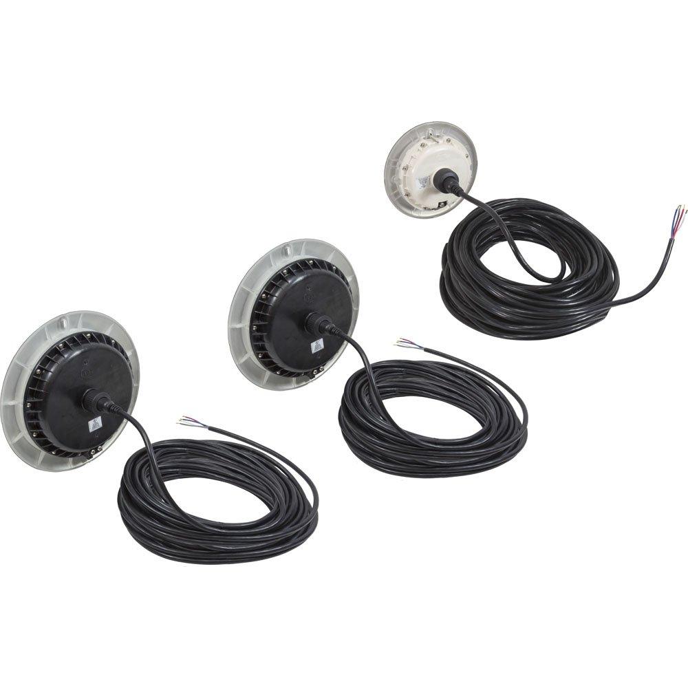 PAL EvenGlow Dual LED RGB PoolSpa Light Kit, 2 Pool 1 Spa, 80' Cord