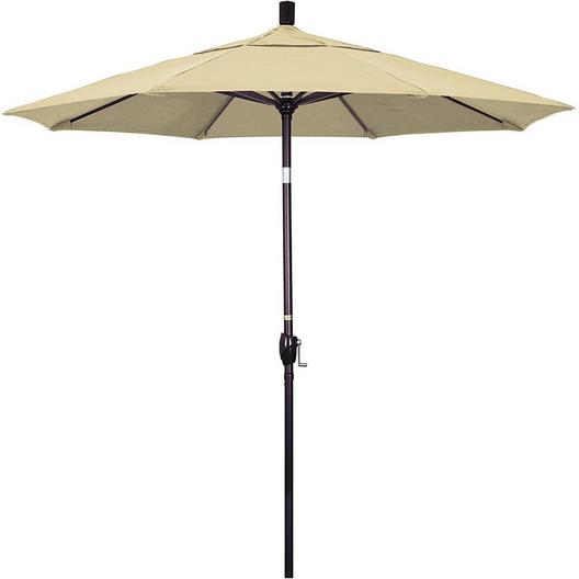 7.5 ft Market Umbrella Bronze/Hunter Green