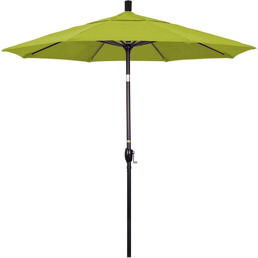 7.5 ft Market Umbrella Bronze/Navy Blue