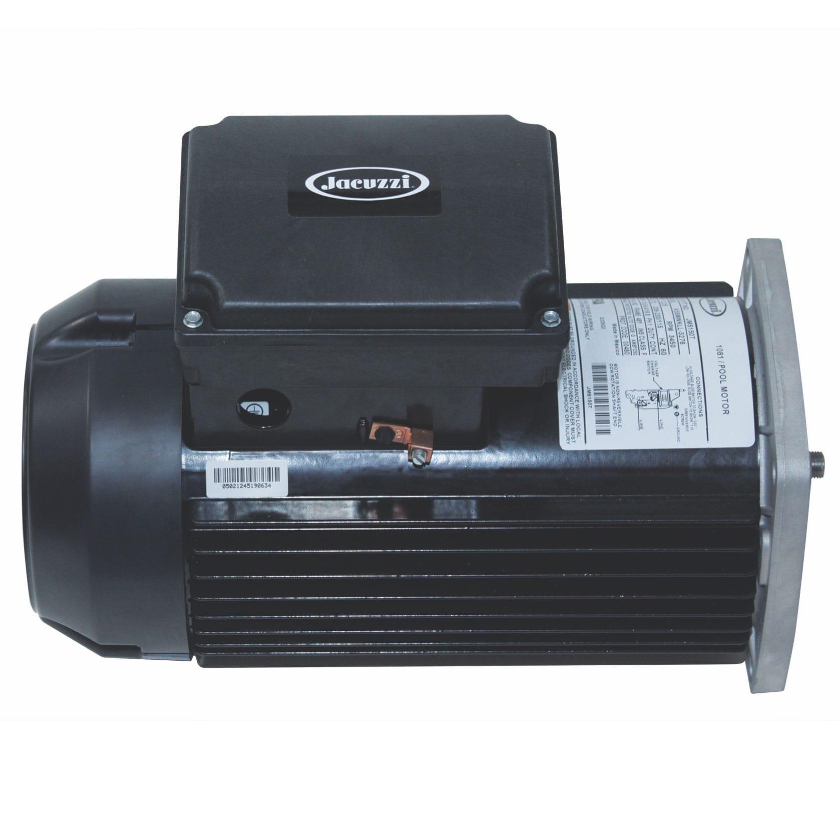 Jacuzzi&reg  TEFC 56Y 1-HP Squared Single Speed Pool Motor