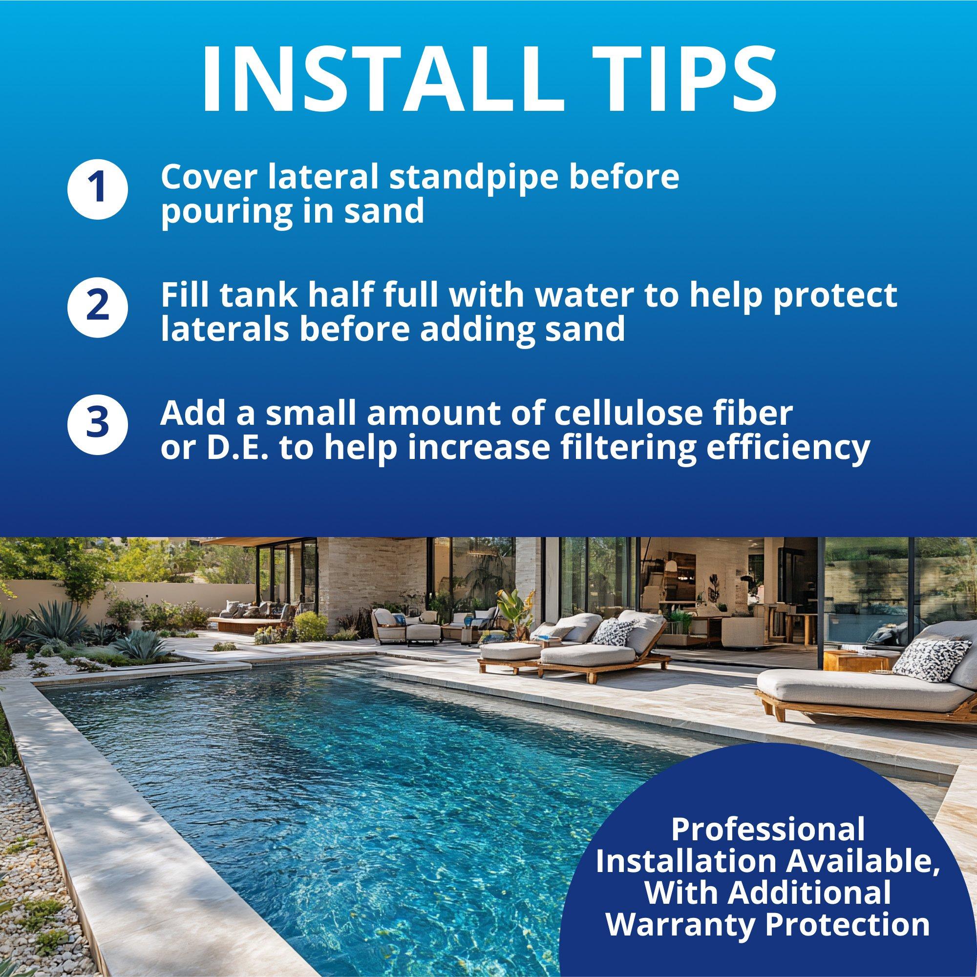 Pentair  EC-140264  Triton II 24 Side Mount In Ground Pool Sand Filter  Limited Warranty