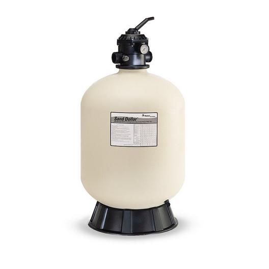 Pentair  EC-145320 Sand Dollar SD40 Top Mount 19 Pool Sand Filter with 1-1/2 Multiport Valve  Limited Warranty
