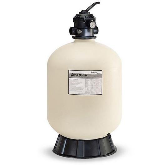 Pentair  EC-145322 Sand Dollar SD60 Top Mount 22 Pool Sand Filter with 1-1/2 Multiport Valve  Limited Warranty