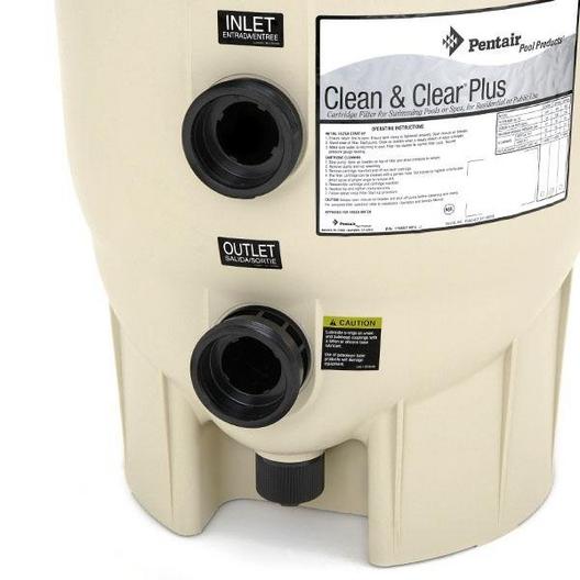 Pentair  EC-160301 Clean  Clear Plus 420 sq ft Cartridge Pool Filter  Limited Warranty