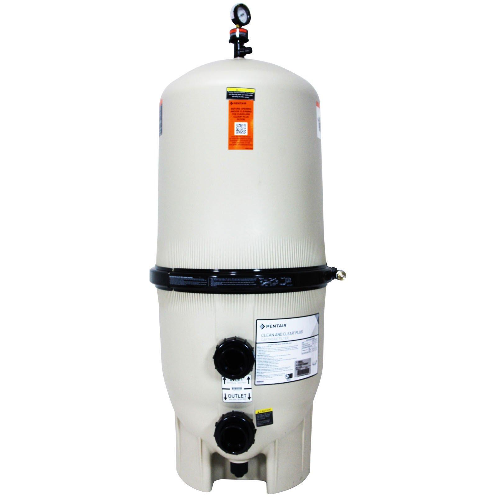 Pentair  EC-160332 Clean  Clear Plus 520 sq ft Cartridge Pool Filter  Limited Warranty